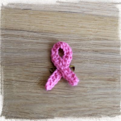 Ruban au crochet pour octobre rose