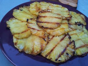 Ananas Grillé au Barbecue