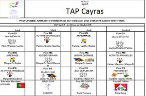 Planning TAP cycle 5