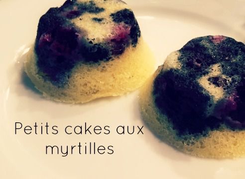 Petits cakes aux myrtilles