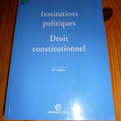 Institutions Politiques, Droit Constitutionnel - P. Pactet