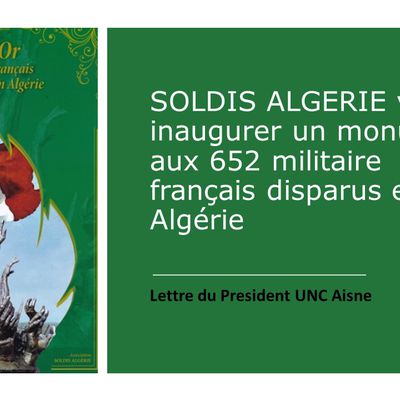 Message de notre Président UNC Aisne