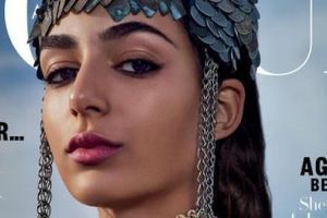 La Marocaine Nora Attal majestueuse en couverture de Vogue Arabia