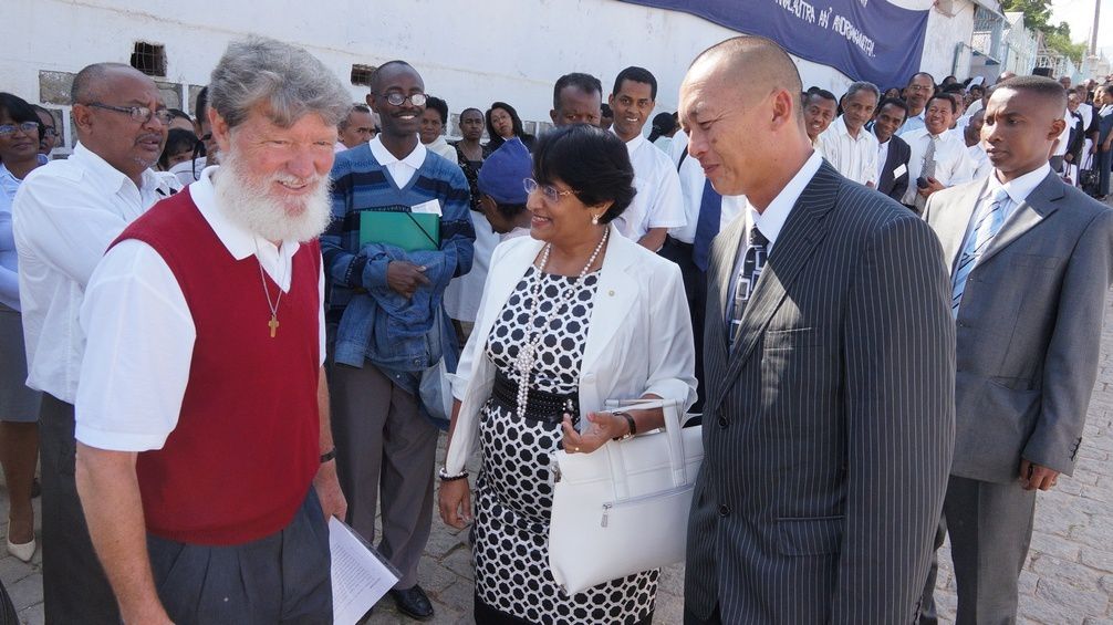 Messe d'ouverture des VIè Assises Nationales des Médecins Catholiques de Madagascar, en présence du Président Andry Rajoelina. 2è partie. Photos: Harilala Randrianarison