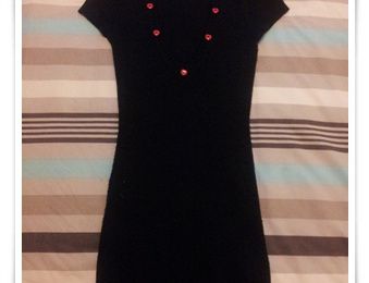 Customisation robe noire