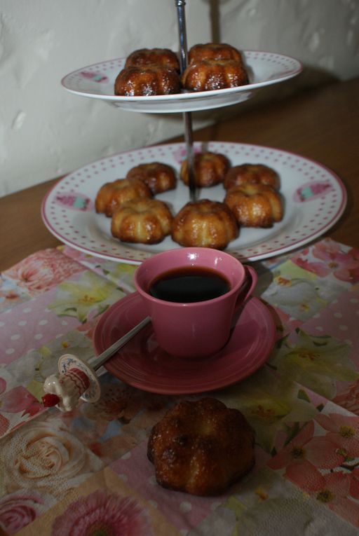 Charlottes Cannelées vanille et amandes