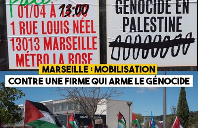 Marseille : agir contre ceux qui arment le génocide