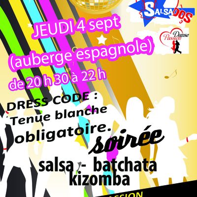 soirée salsa eddie Barclay (tenue blanche)