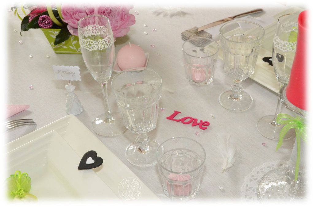 Album - Table-de-mariage-Rose-pivoine-et-Vert-anis