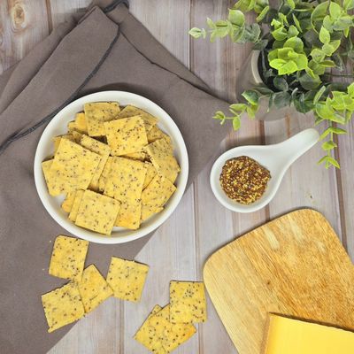 Crackers moutarde et comté