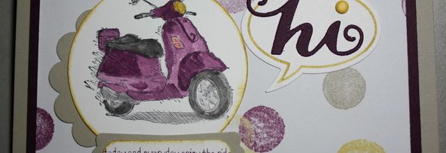 Carte scooter "hi"