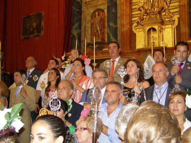 Estampas de la procesión de la patrona de Santaella, Ntra. Sra. Del Valle.
8 de Septiembre de 2010