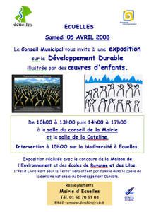 Exposition "Développement Durable" ce week-end