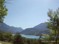 Le lac de Serre Ponçon ...