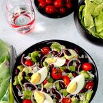 Salade complète aux haricots rouges (pour 1 pers)