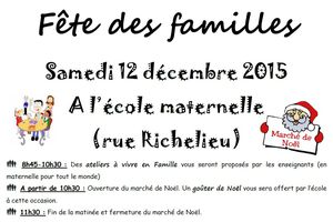 Fête des familles 2015-2016