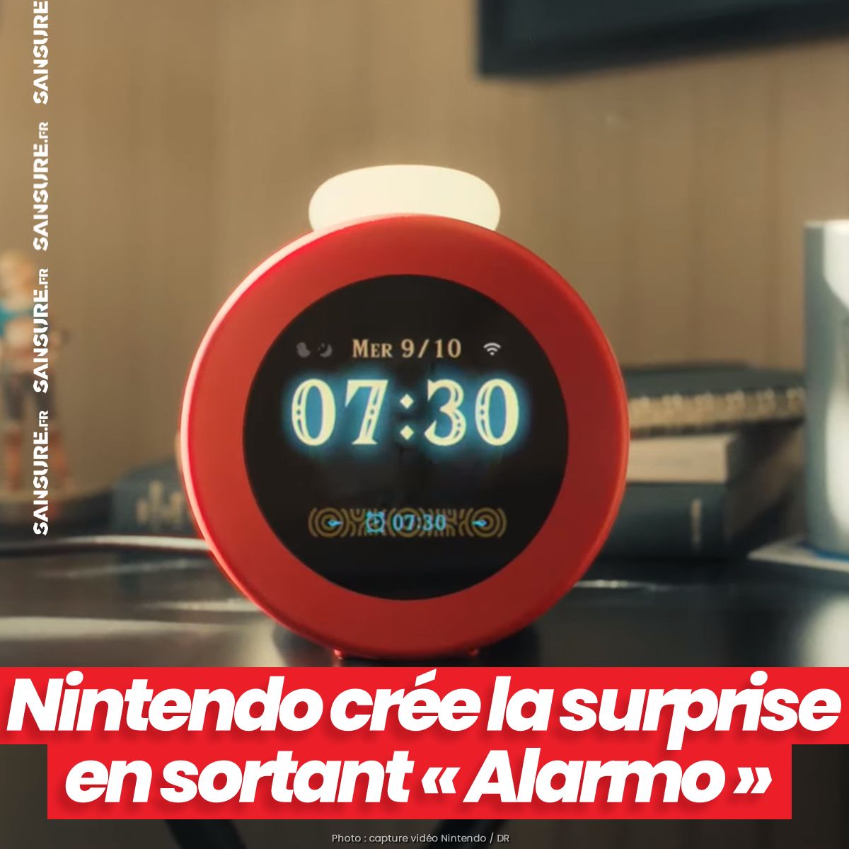 Nintendo crée la surprise en sortant son réveil « Alarmo » ! (Vidéo) #NintendoAlarmo