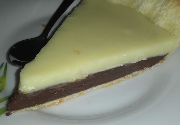 Tarte aux deux chocolats