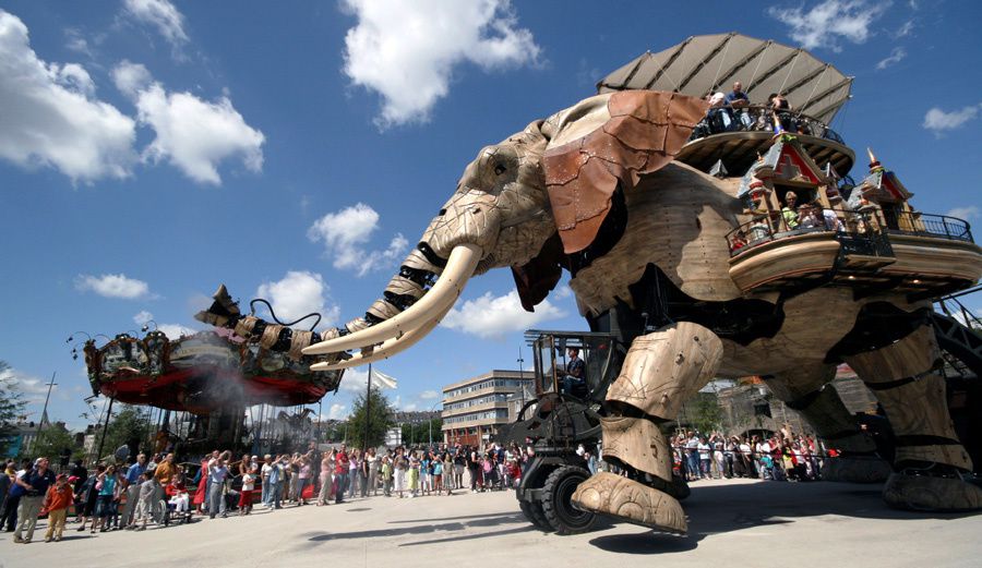 Eléphant de l'Ile de Nantes Royal de Luxe - Photos Thierry Weber Photographe La Baule Guérande