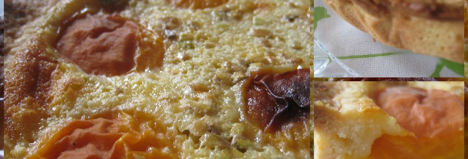 Crostata di albicocche e pistacchi