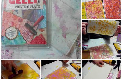 Gelli plate - test 1 