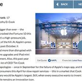 Apple entre por primera vez en el Top 10 de la lista Fortune 500