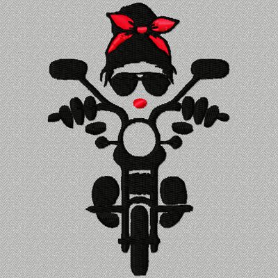 femme+moto