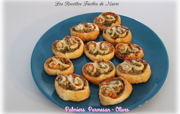 PALMIERS PARMESAN-OLIVES