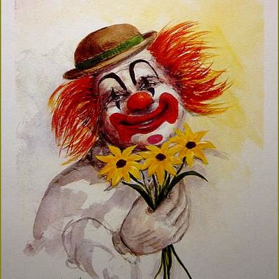 Clowns en peinture -  W. Harold Hancock