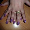 NAIL ART LILAS