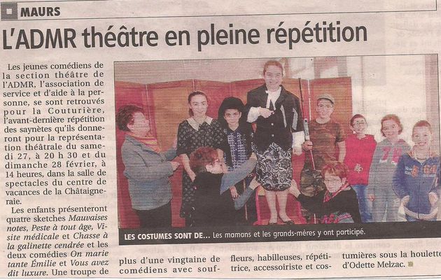 L'ADMR DANS LA PRESSE