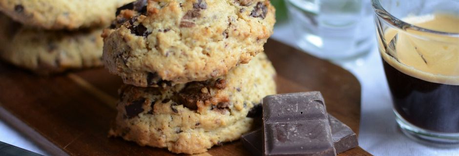 Cookies praliné chocolat et levain