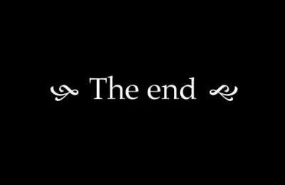 The end