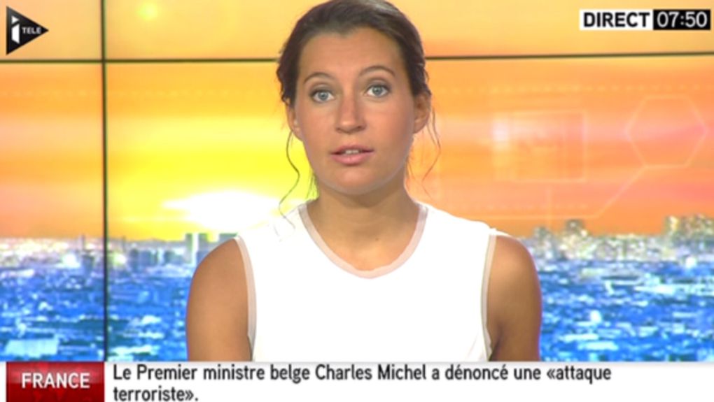 2015 08 22 - ALICE ROUGERIE pour LA MATINALE WEEK-END sur i&gt;tele