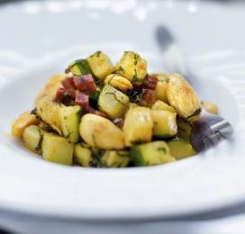 Poêlée de courgettes au chorizo