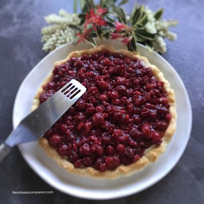 Tarte aux framboises au companion thermomix ou sans robot 