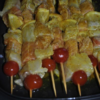 Poissons au barbecue ( saumon/cabillaud)