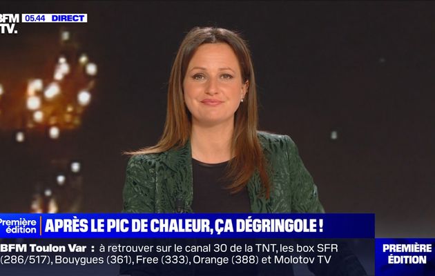 Pauline Pioche Première Edition BFM TV le 08.04.2024