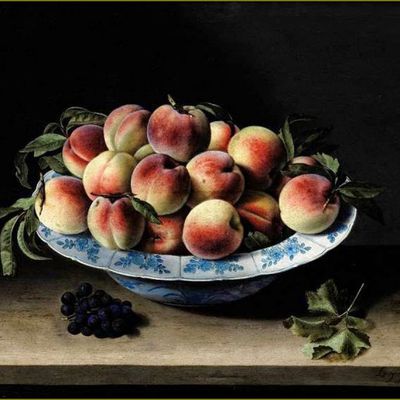 Fruits d'été par les peintres -  Louise Moillon (1610-1696) pêches