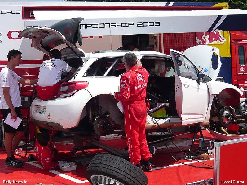 LES ESSAIS DE LA DS3 WRC en ARDECHE lors de ce mois de juillet 2010