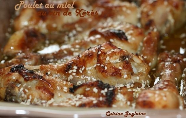 ^^Pilons de poulet au miel & vin de Xérès (Tapas)^^