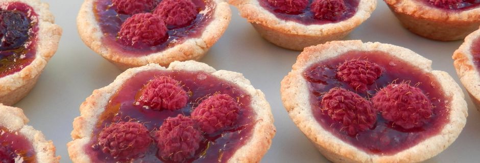 Mini-tartelettes cookies aux Framboises