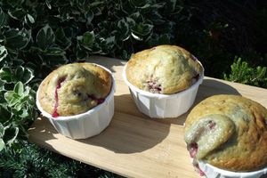 Muffins aux framboises