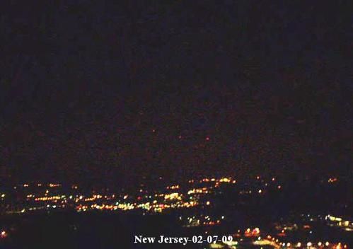 OVNI sur le New Jersey le 7 02 2009