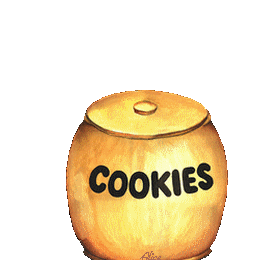 C'était bon - Pot - Cookies - Chat - Gif animé - Gratuit