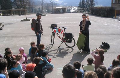 Visite à l'école de Villard / le 30 mars 2012