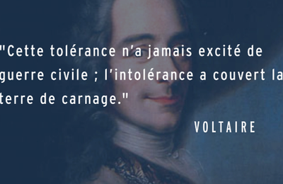 Le Traité sur la Tolérance à l'occasion de l'affaire Calas, Voltaire