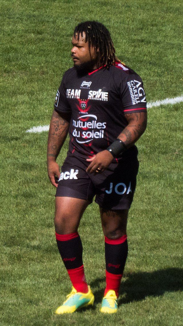 Mathieu Bastareaud sur la route de Paris - Roubaix