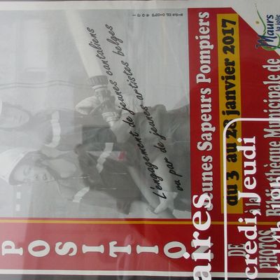 Exposition de photos de jeunes sapeurs pomiers