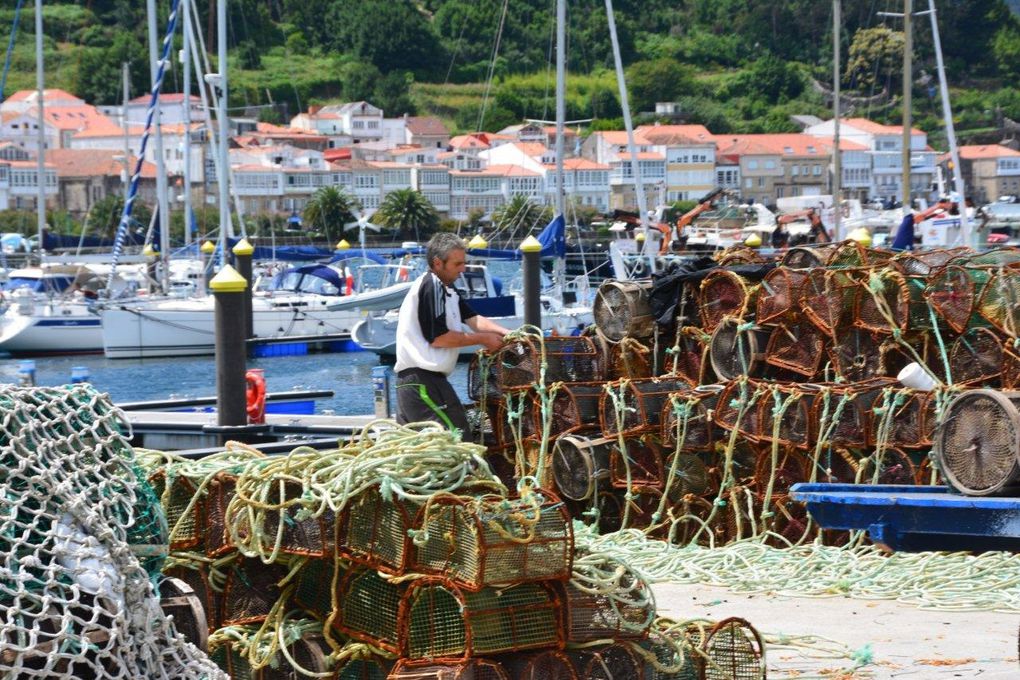 En naviguant sur les côtes de Galice